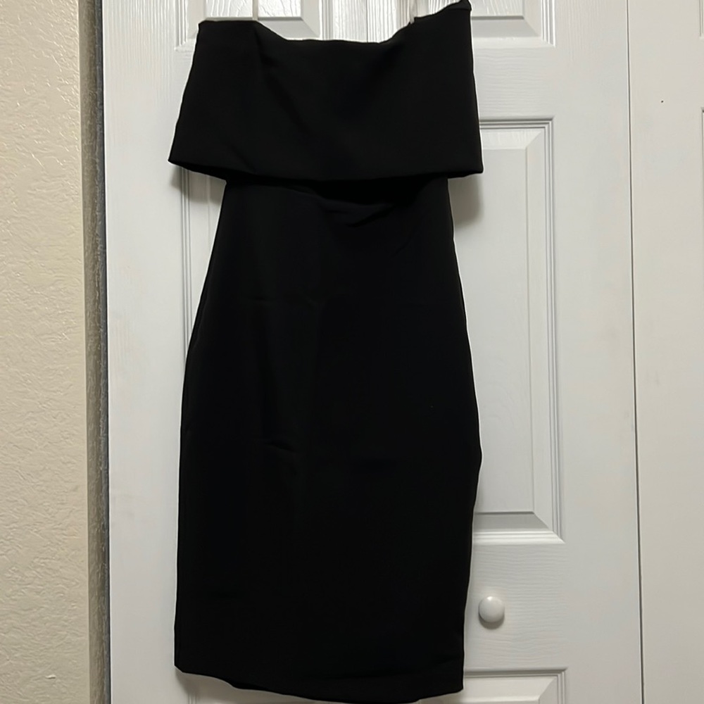 Rubber ducky black off shoulder dress M